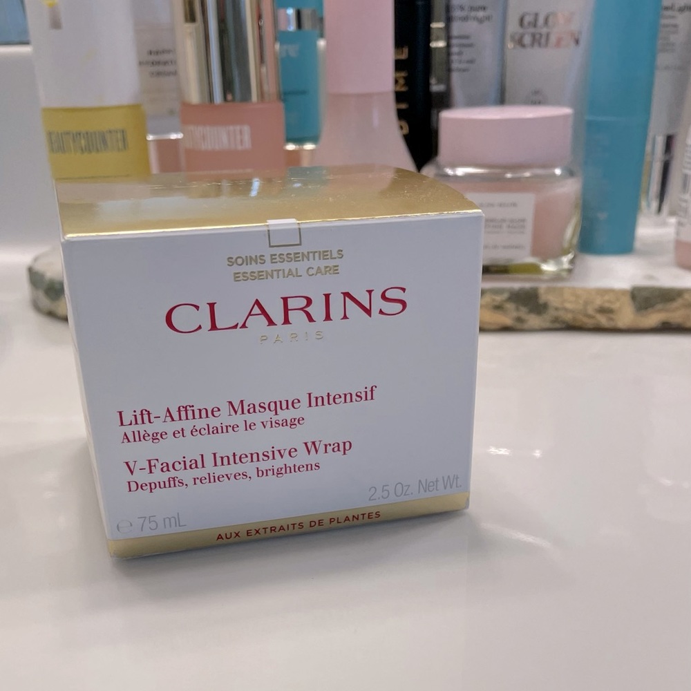 Clarins V lift intensive wrap mask brand new
